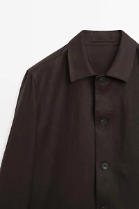 Surchemise 100 % lin