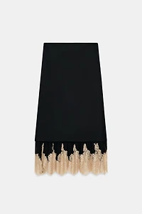 ZW COLLECTION COMBINED LACE SKIRT