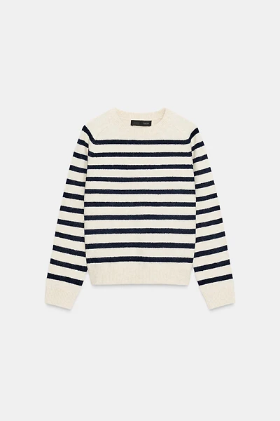 STRIPED KNIT JUMPER
