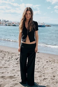 CROPPED TEXTURED JACKET