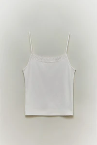 COTTON JERSEY TOP