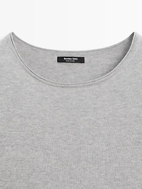 Pull combiné à dentelle