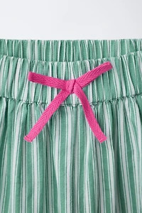 STRIPED BALLOON PANTS