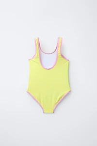 6-14 ANS/ MAILLOT DE BAIN DÉTAIL LISERÉS