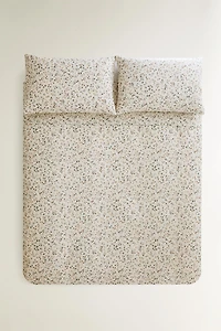 FLORAL PRINT DUVET COVER