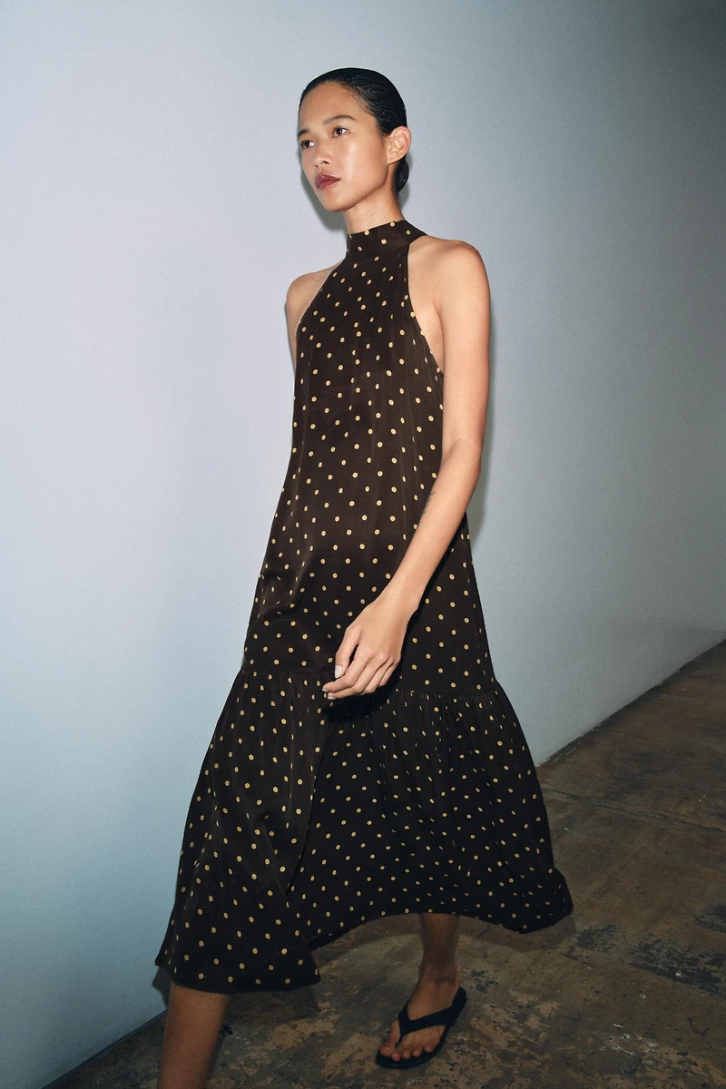 ROBE HALTER À POIS ZW COLLECTION