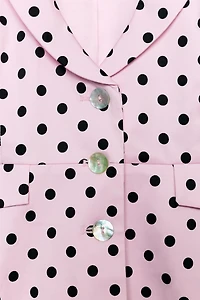 POLKA DOT CROPPED JACKET