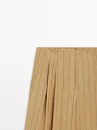 Pantalon wide leg à pinces