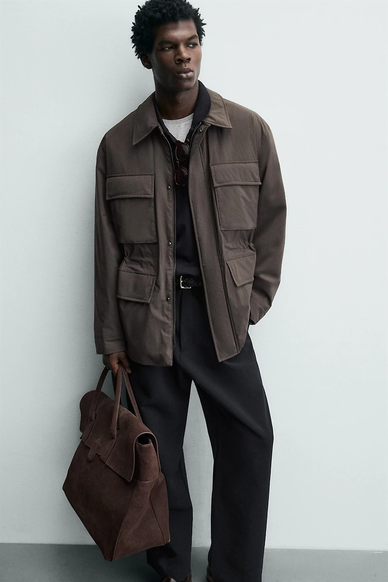 WATER REPELLENT PADDED TECHNICAL JACKET