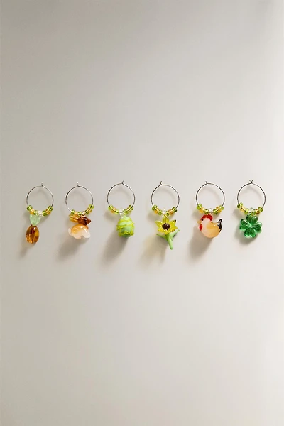 EASTER GLASS CHARMS PACK (PACK OF 6)