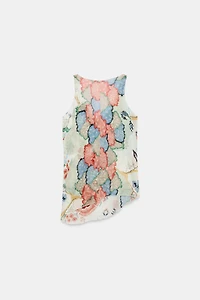ZW COLLECTION BEADED PRINTED TOP