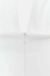 HALTER CAPE SKIRT DRESS