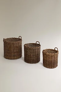 ROUND RATTAN BASKET