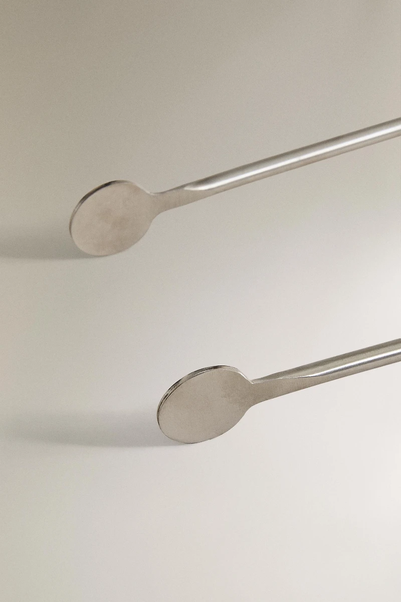 STEEL FIREPLACE TONGS