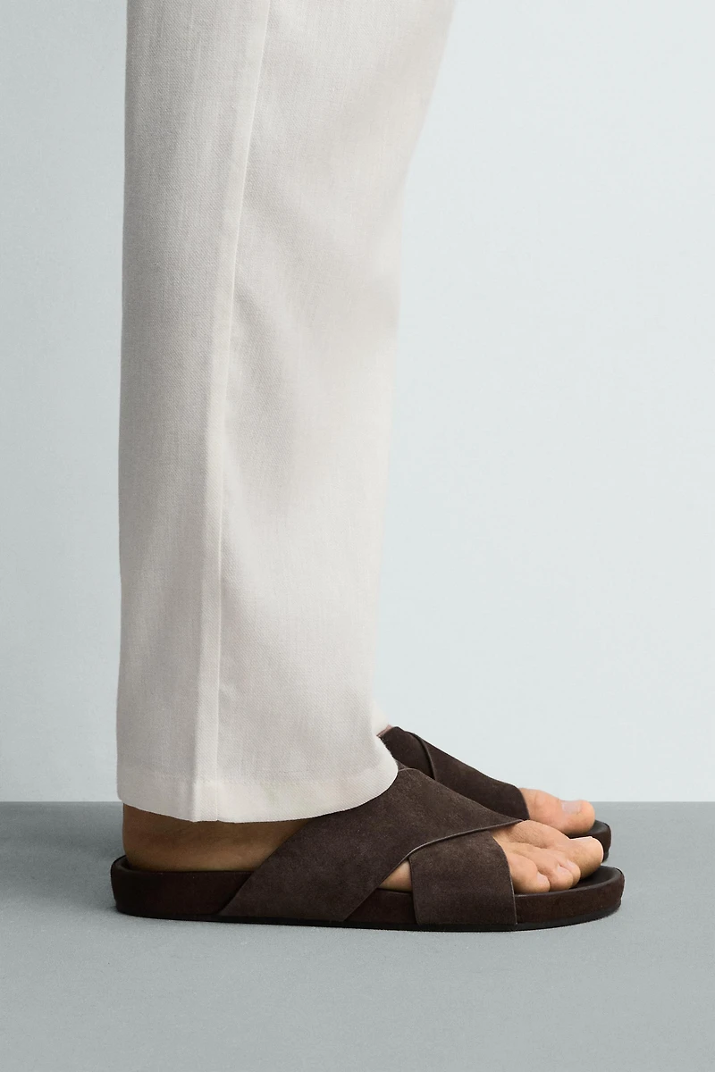 SANDALES À BRIDES CROISÉES