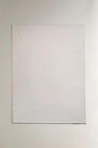 LIGHT-COLORED WOOL AREA RUG