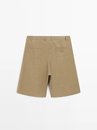 Bermuda shorts with crossover fastening - STUDIO