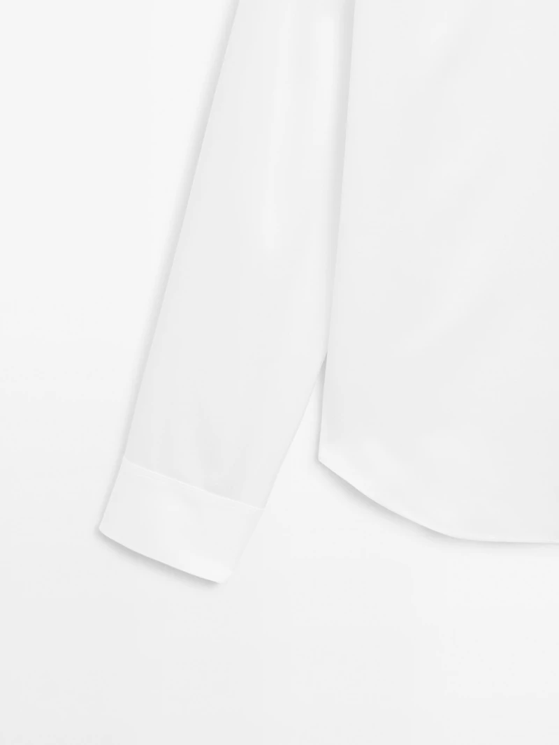 Chemisier fluide satin