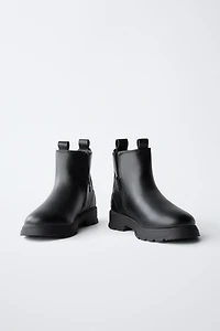 TREADED ANKLE BOOTS