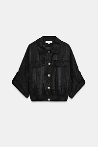 BLOUSE SAFARI MANCHES RETROUSSÉES
