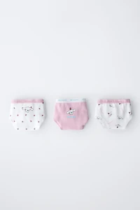 AGES 6-14 / THREE-PACK OF CINNAMOROLL © SANRIO UNDERWEAR