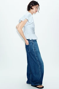 PUFF SLEEVE PINTUCK BLOUSE