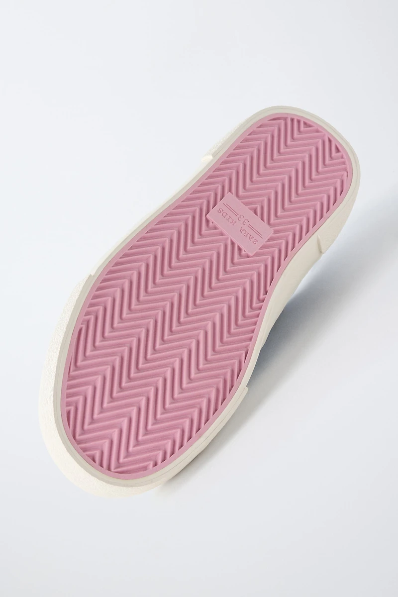 EMBROIDERED COTTON SNEAKERS
