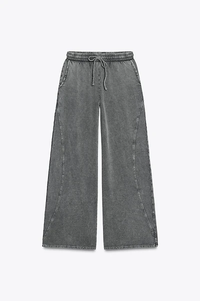 WASHED EFFECT PANTS