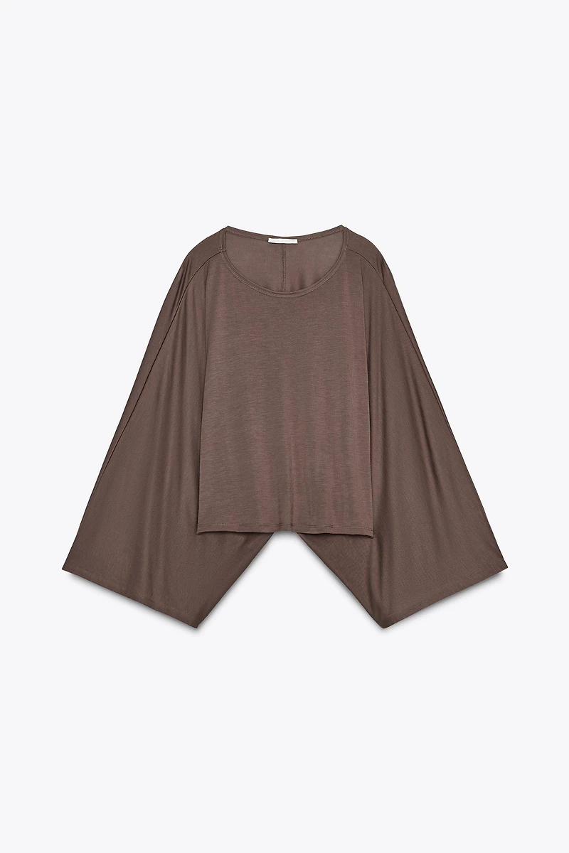 ASYMMETRIC FLOWY CAPE