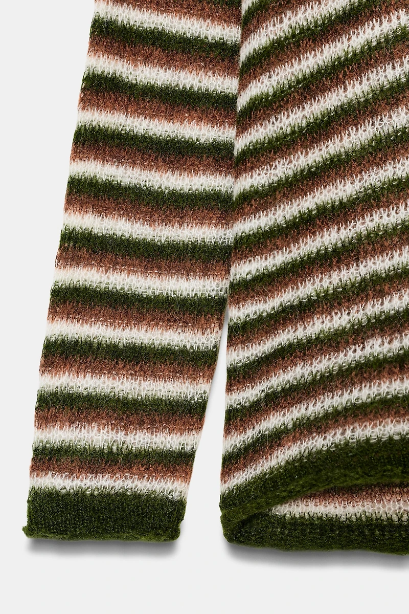 STRIPED KNIT JUMPER