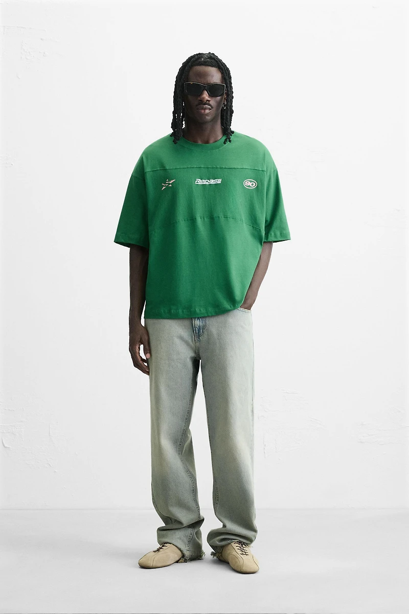T-SHIRT BANDE RÉSILLE