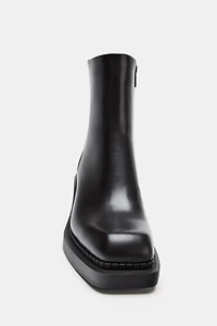 BOTTINES À TALONS BLOCS