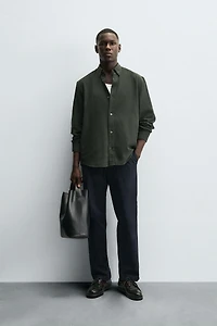 TEXTURED CHECKERED SHIRT