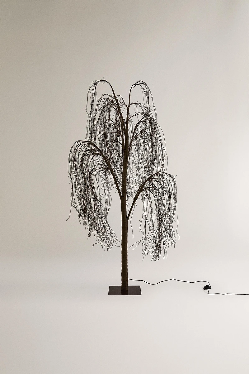 CHRISTMAS WILLOW TREE WITH LED LIGHT (70.9")