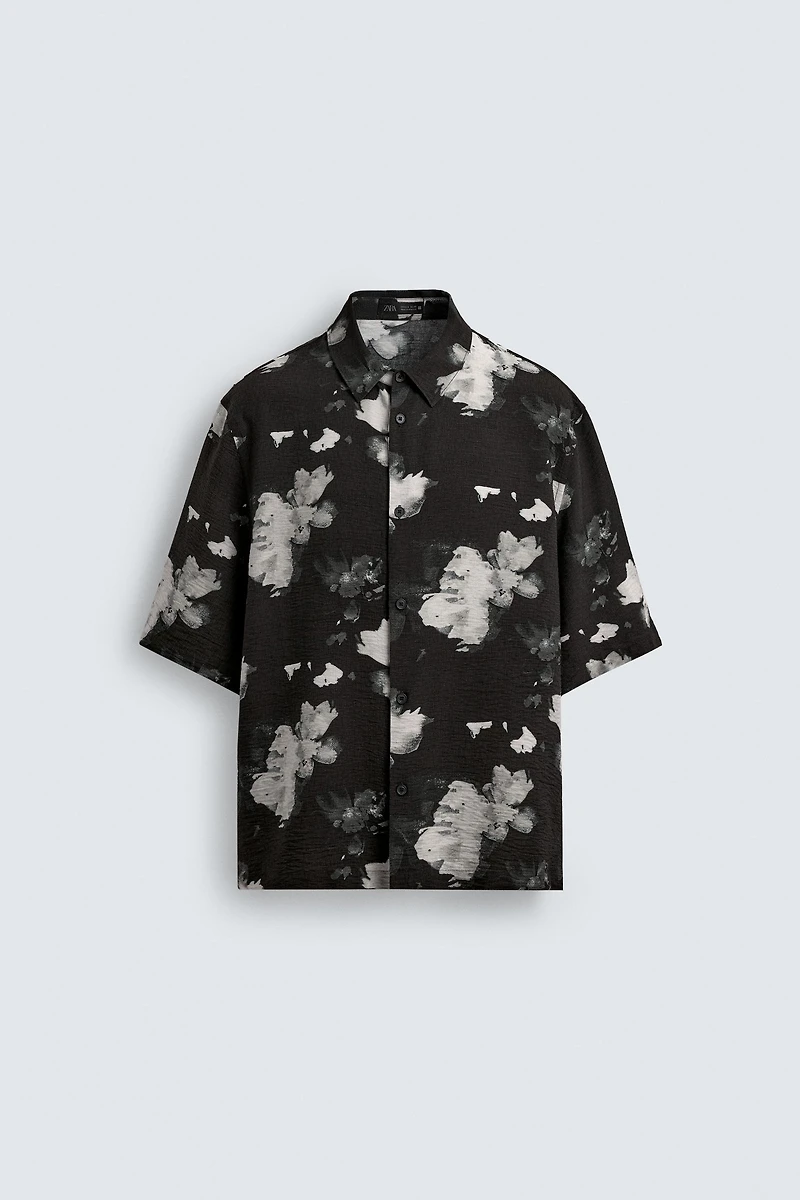 FLUID FLORAL PRINT SHIRT