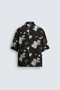 FLUID FLORAL PRINT SHIRT