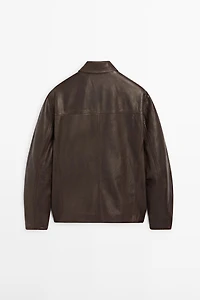 Nappa leather jacket