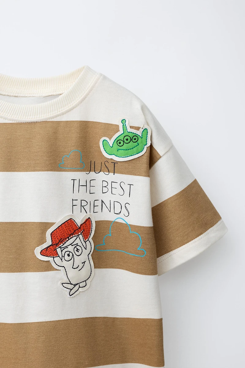 STRIPED TOY STORY © DISNEY PIXAR PATCH T-SHIRT