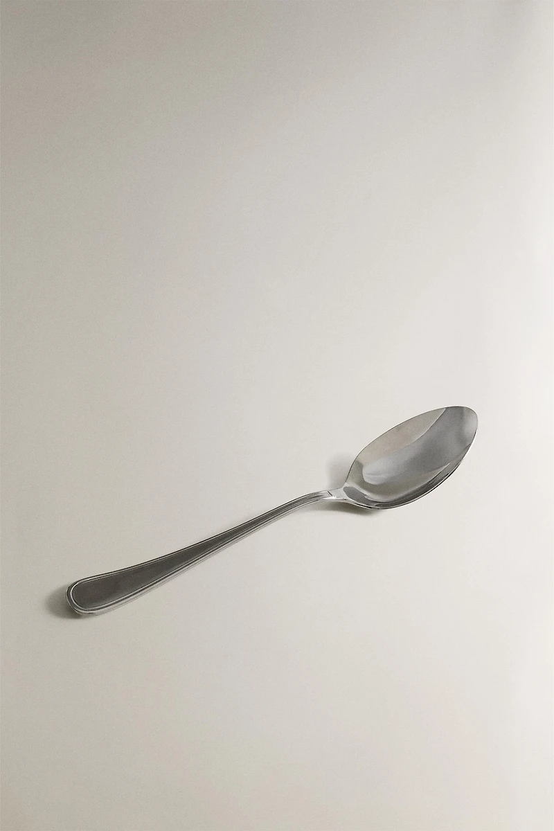 SHINY STEEL SERVING SPOON