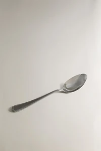 SHINY STEEL SERVING SPOON