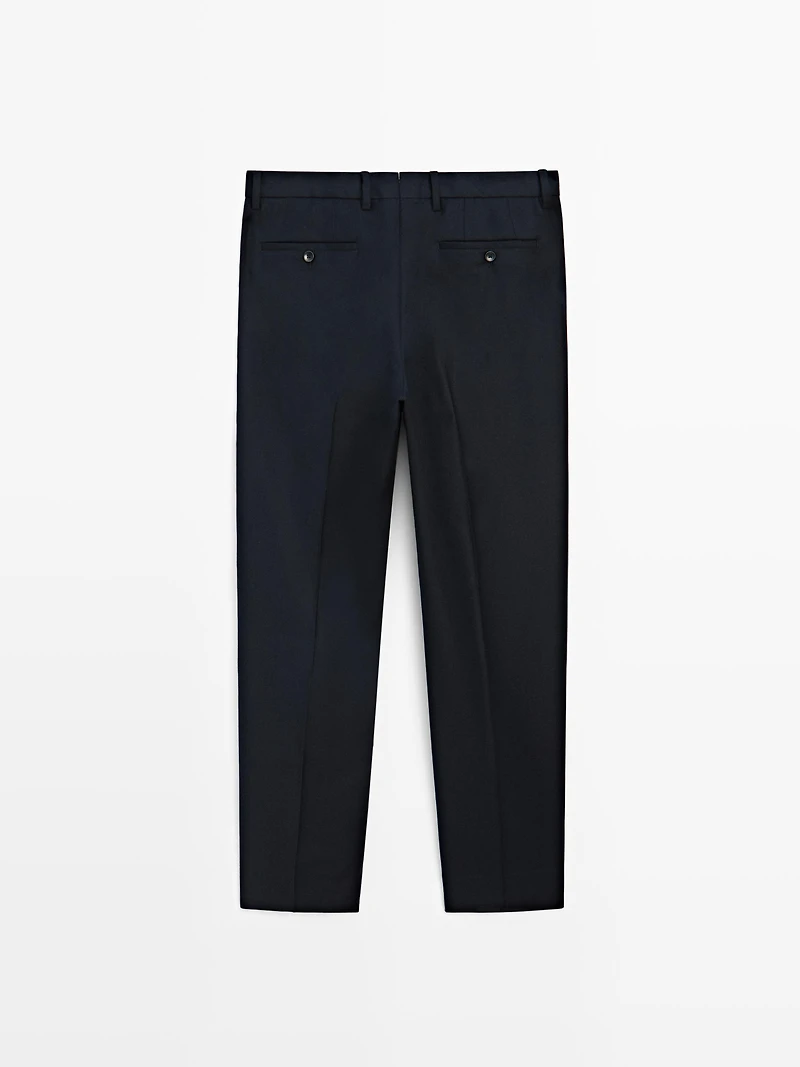 Pantalon flanelle 100 % laine
