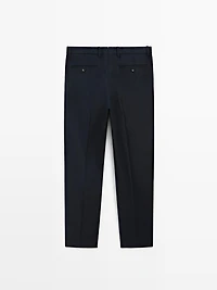 Pantalon flanelle 100 % laine