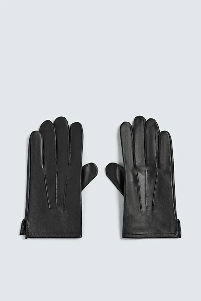 GANTS CUIR COUTURES