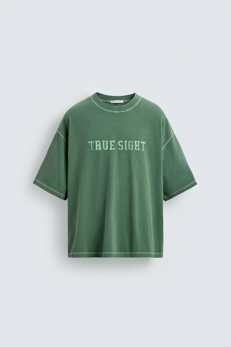 WASHED GRAPHIC BOXY FIT T-SHIRT