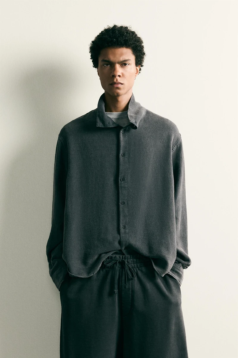 VINTAGE WASH RELAXED FIT SHIRT