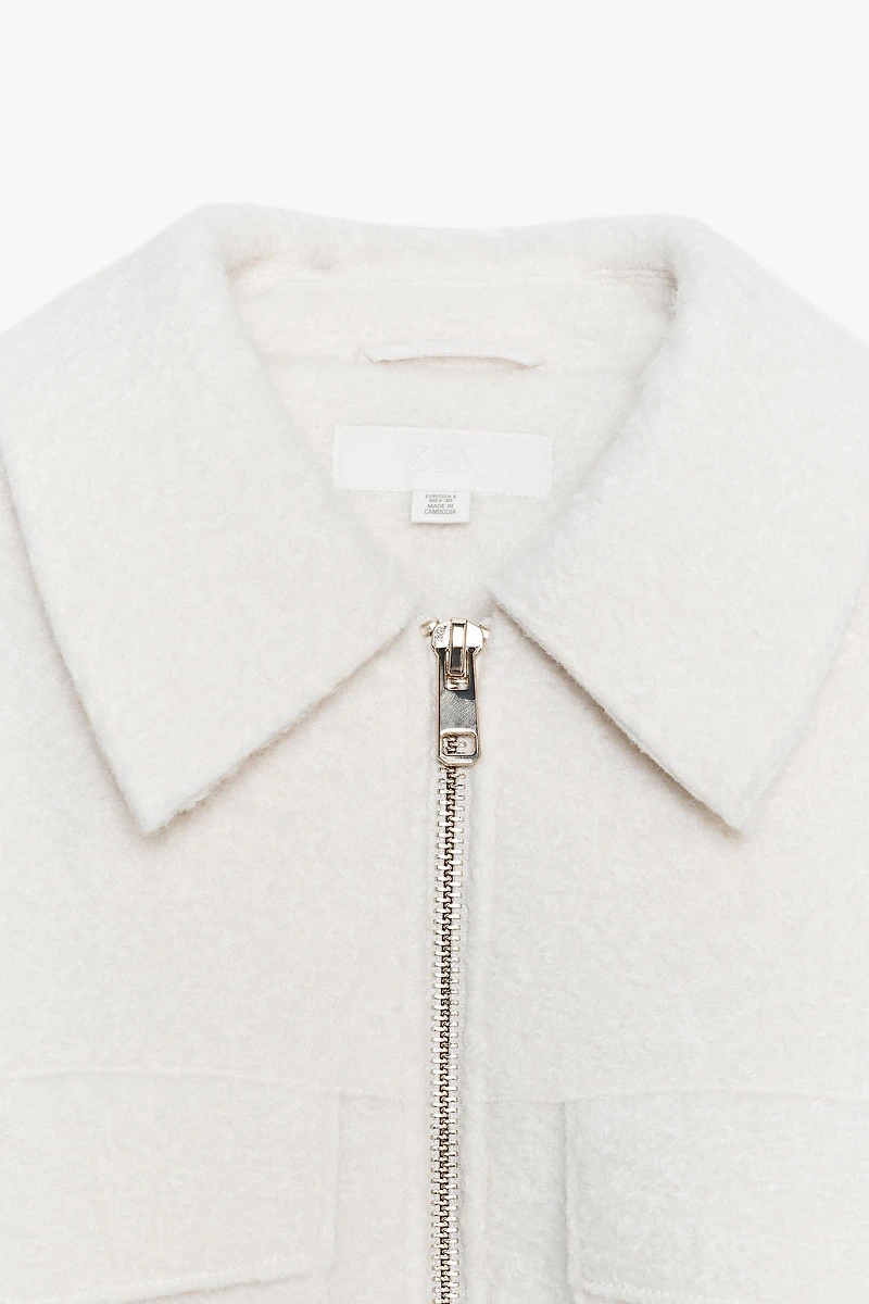 BOUCLÉ PATCH POCKET JACKET