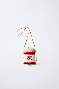 SAC BANDOULIÈRE EN CROCHET POISSONS