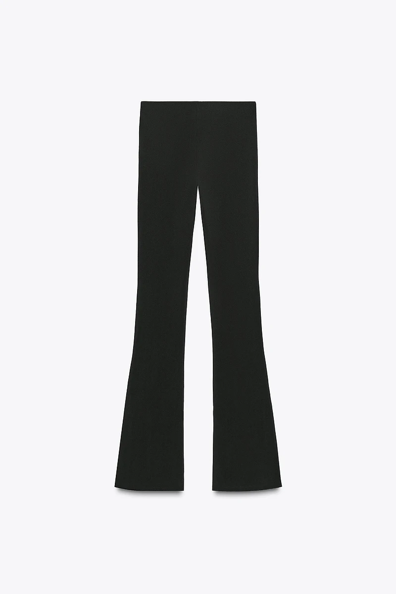 FLARE LEGGINGS WITH BOTTOM BUTTONS