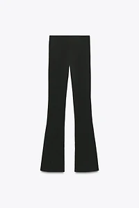 FLARE LEGGINGS WITH BOTTOM BUTTONS
