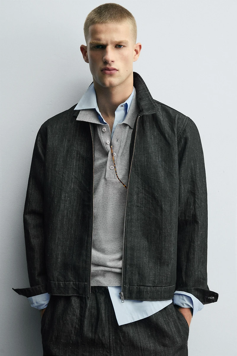 RELAXED FIT DENIM JACKET
